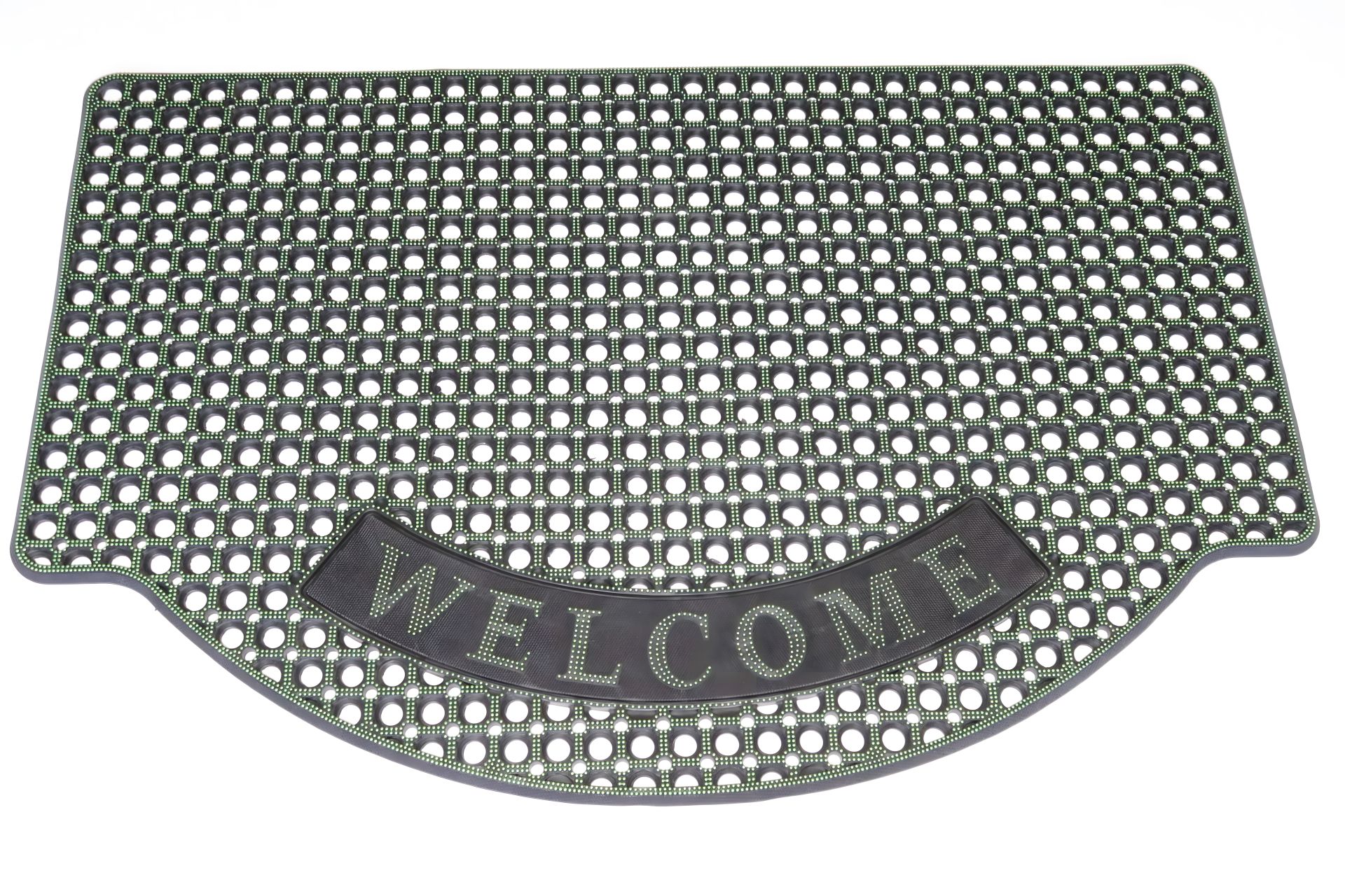 Захисний гумовий килимок, кольорові соти, 80*120 см, Зелений Захисний гумовий килимок, кольорові соти, 80*120 см, Зелений