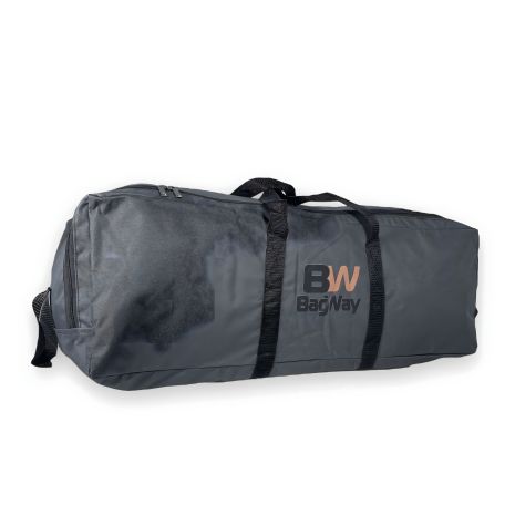 Дорожная сумка BagWay на 105л, одно отделение, крепкие ручки, размер: 90*38*30 см, серая Дорожная сумка BagWay на 105л, одно отделение, крепкие ручки, размер: 90*38*30 см, серая
