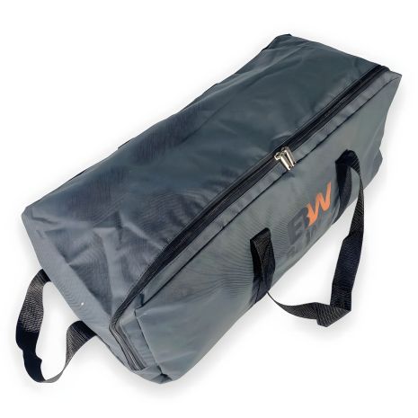 Баул дорожный BagWay, 154 л, ткань Оксфорд, крепкие ручки, серая