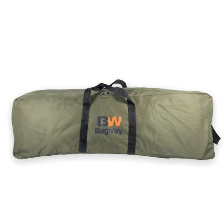 Баул дорожная сумка BagWay 160л одно отделение крепкие ручки размер: 110*40*35 см зеленая