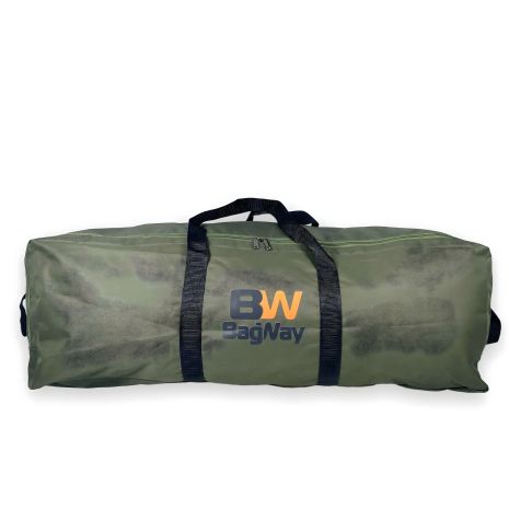 Дорожная сумка BagWay 105л, прочные ручки, зелёная Дорожная сумка BagWay 105л, прочные ручки, зелёная