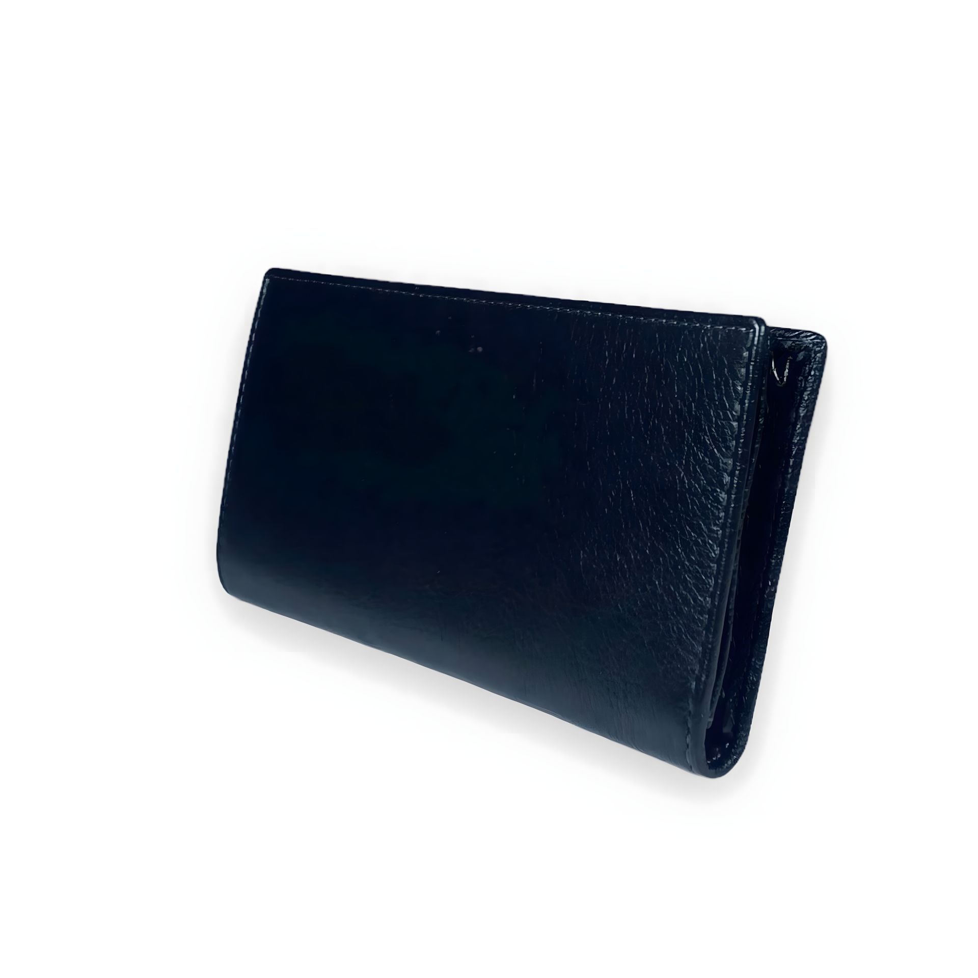 Чоловічий гаманець, натуральна шкіра, 2 відділення для купюр, чорний Чоловічий гаманець, натуральна шкіра, 2 відділення для купюр, чорний