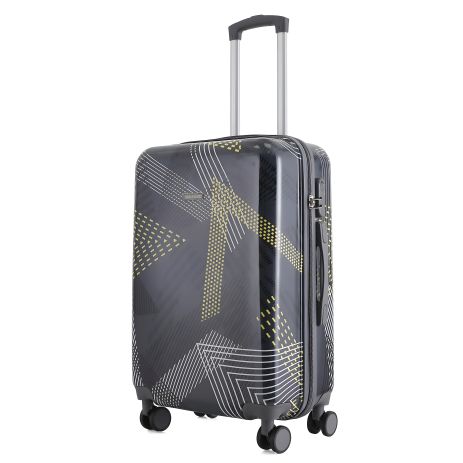 Валіза Semi Line 24" (M) Black Pattern (T5651-2) - Travel Suitcase Валіза Semi Line 24" (M) Black Pattern (T5651-2) - Travel Suitcase