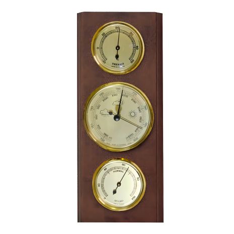 Метеостанція Moller 203801 Walnut (203801) з дерев'яним корпусом
