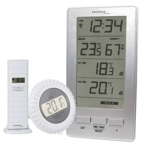 Technoline WS9069 термогігрометр IT Silver (WS9069)
