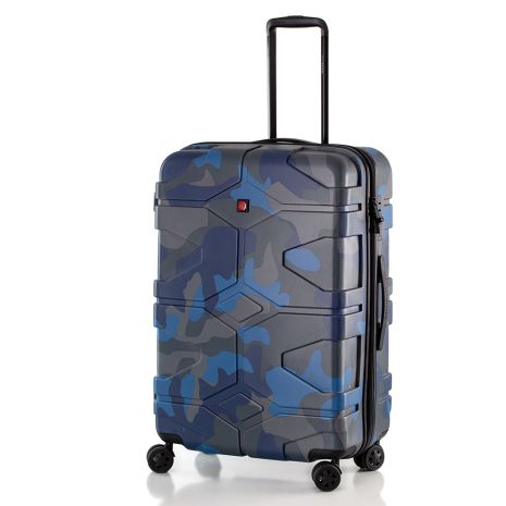 Чемодан Swissbrand Drone 2.0 (M) Camo Blue (SWB_LHDRO601M)