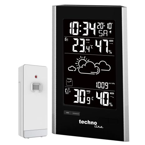 Метеостанція Technoline WS9060 Black/Silver (WS9060)