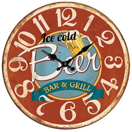 Настенные часы Technoline, модель 596831 Beer (596831)