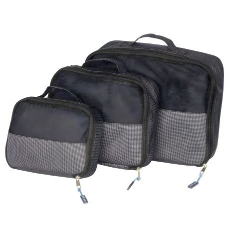 Комплект дорожных органайзеров Bo-Camp Travel Pack Cube 3 шт. Anthracite (7504370) Комплект дорожных органайзеров Bo-Camp Travel Pack Cube 3 шт. Anthracite (7504370)