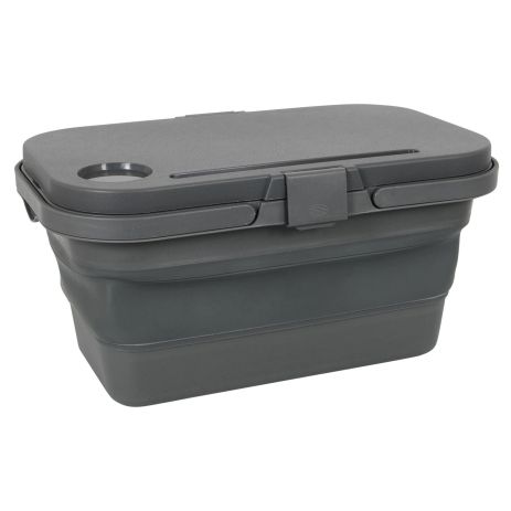 Корзина складная Bo-Camp Foldable Box With table Top 17L Grey (6303695)