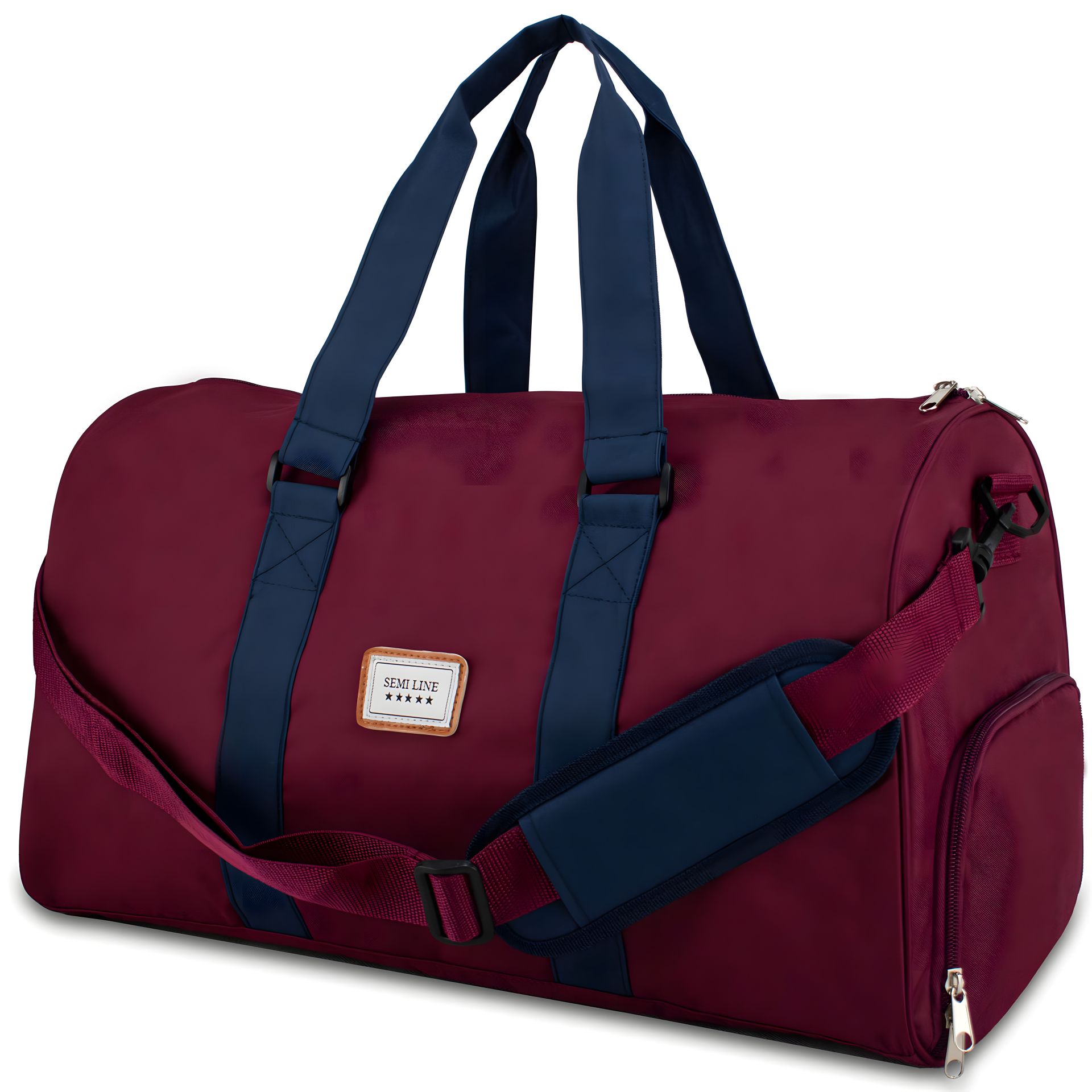 Dark Red дорожня сумка Semi Line 42 (A3031-1) Dark Red дорожня сумка Semi Line 42 (A3031-1)