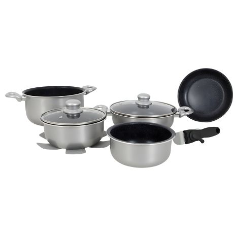 Набор посуды Gimex Cookware Set induction 8 предметов Silver (6977227)