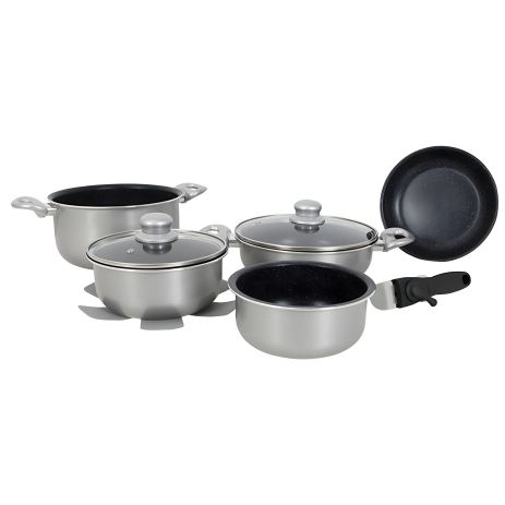 Набор посуды Gimex Cookware Set induction 8 предметов Silver (6977227) Набор посуды Gimex Cookware Set induction 8 предметов Silver (6977227)