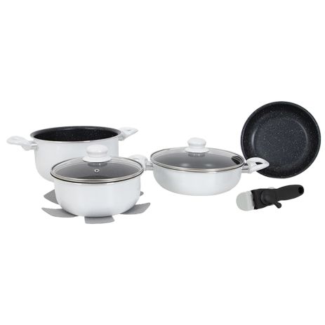 Набор посуды Gimex Cookware Set induction 7 предметов White (6977221)