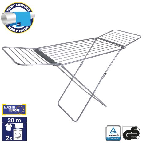 Сушарка для білизни Casa Si Swan 20m підлогова Silver (CS92231C04C)