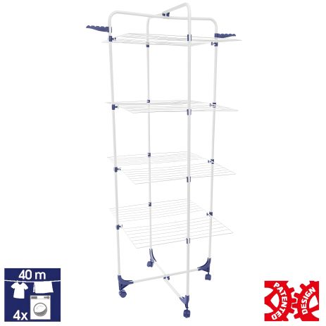 Напольная сушка для белья Casa Si Athletic 4 White (CS92186E04) Напольная сушка для белья Casa Si Athletic 4 White (CS92186E04)