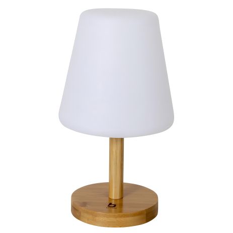Bo-Camp Cambridge Rechargeable кемпінговий ліхтар 200 Lumen Bamboo/White (5818792)