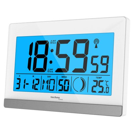 Годинники настільні Technoline WS8056 White/Silver (WS8056)