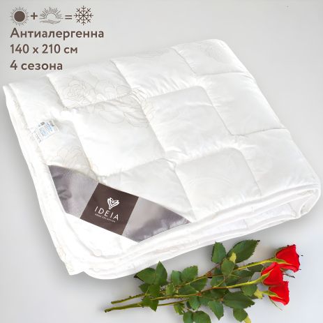 Модульна ковдра 4 сезони IDEIA Air Dream (набір з двох ковдр) 140Х210 см, троянди (8-7939*002)