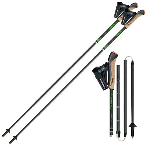 Палиці для скандинавської ходьби Gabel FLD Carbon 110 (7009400801100) Палиці для скандинавської ходьби Gabel FLD Carbon 110 (7009400801100)