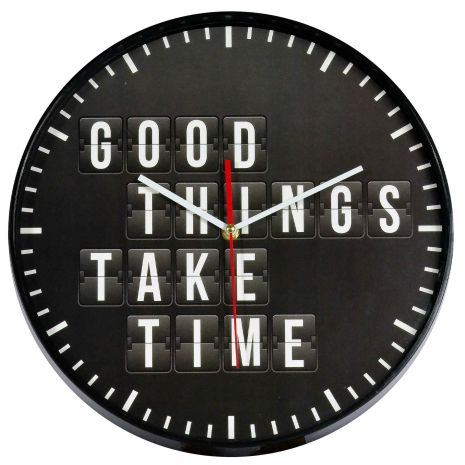 Часы настенные Technoline 775485 Good Things Take Time (775485)