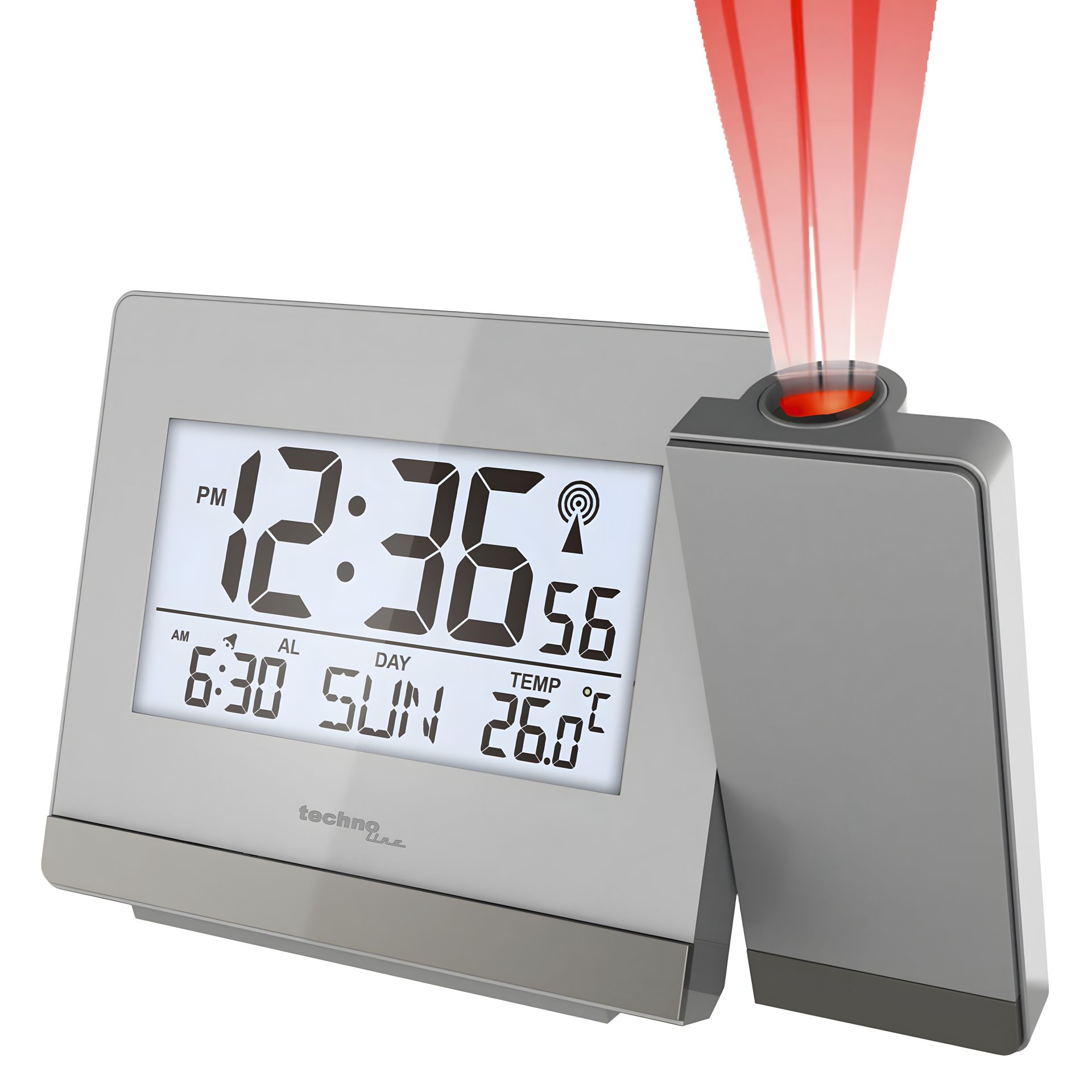 Годинник проекційний Technoline WT538 Silver/Anthracite (WT538) Годинник проекційний Technoline WT538 Silver/Anthracite (WT538)