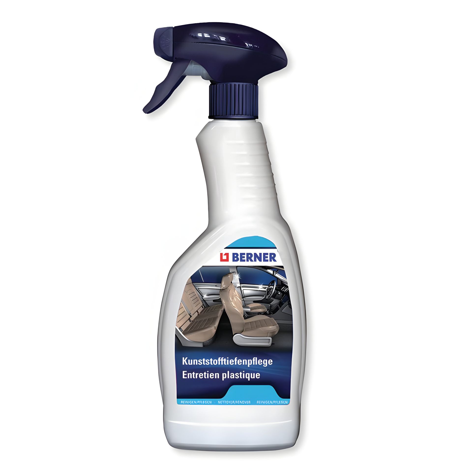 Очистка и уход за пластиковыми поверхностями автомобиля, 500 мл, Berner Очистка и уход за пластиковыми поверхностями автомобиля, 500 мл, Berner
