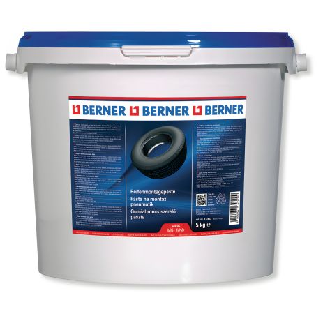 Белая монтажная паста для шин Berner 5 кг Белая монтажная паста для шин Berner 5 кг