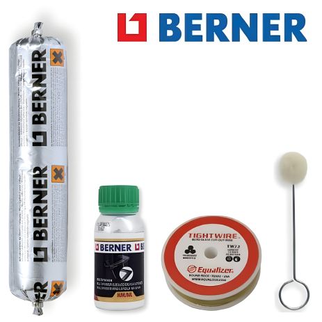 Замена лобового стекла набор Berner - 7 шт. Замена лобового стекла набор Berner - 7 шт.