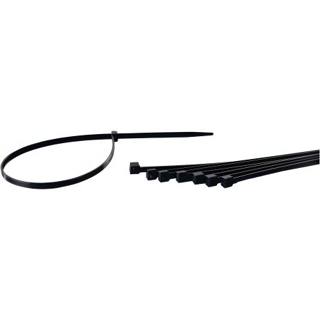 Чорні кабельні стяжки Berner 100 шт. 4,5 мм х 200 мм