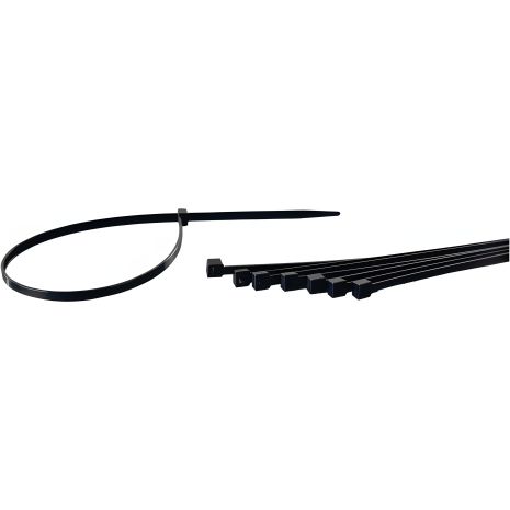 Кабельные стяжки Berner, черные, 3,5 х 200 мм, 150 Н, уп. 100 шт.