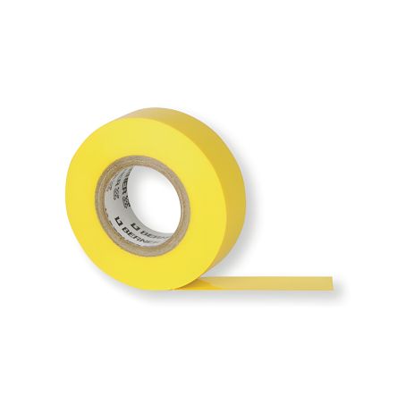 ПВХ изолента 0,15 х 15 х 10 м Berner, желтая, 10 м