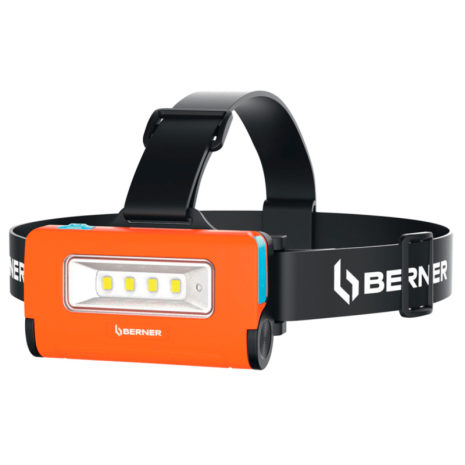 Акумуляторний налобний ліхтар (2 в 1) Micro USB Berner