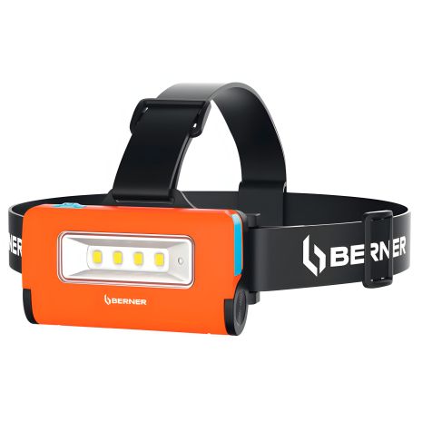 Акумуляторний налобний ліхтар (2 в 1) Micro USB Berner