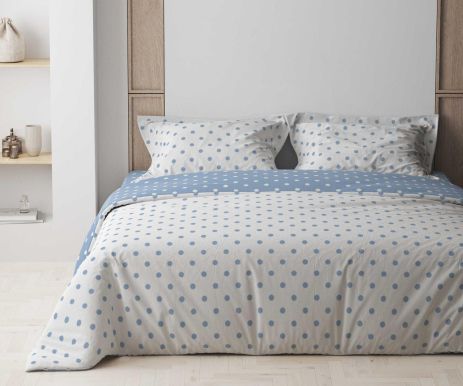 Комплект постільної білизни ТЕП "Happy Sleep" Light Blue Dots, 50x70 євро