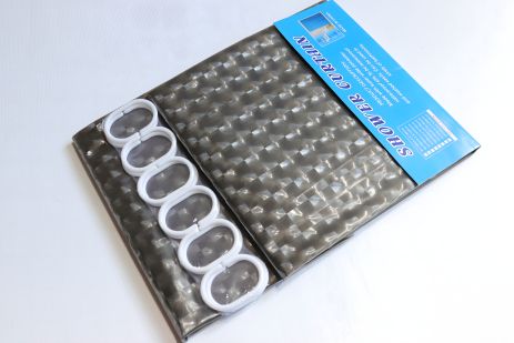 Ванна шторка плівкова з 3Д ефектом, 3D grey Ванна шторка плівкова з 3Д ефектом, 3D grey