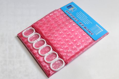 3D шторка для ванны, 3D pink