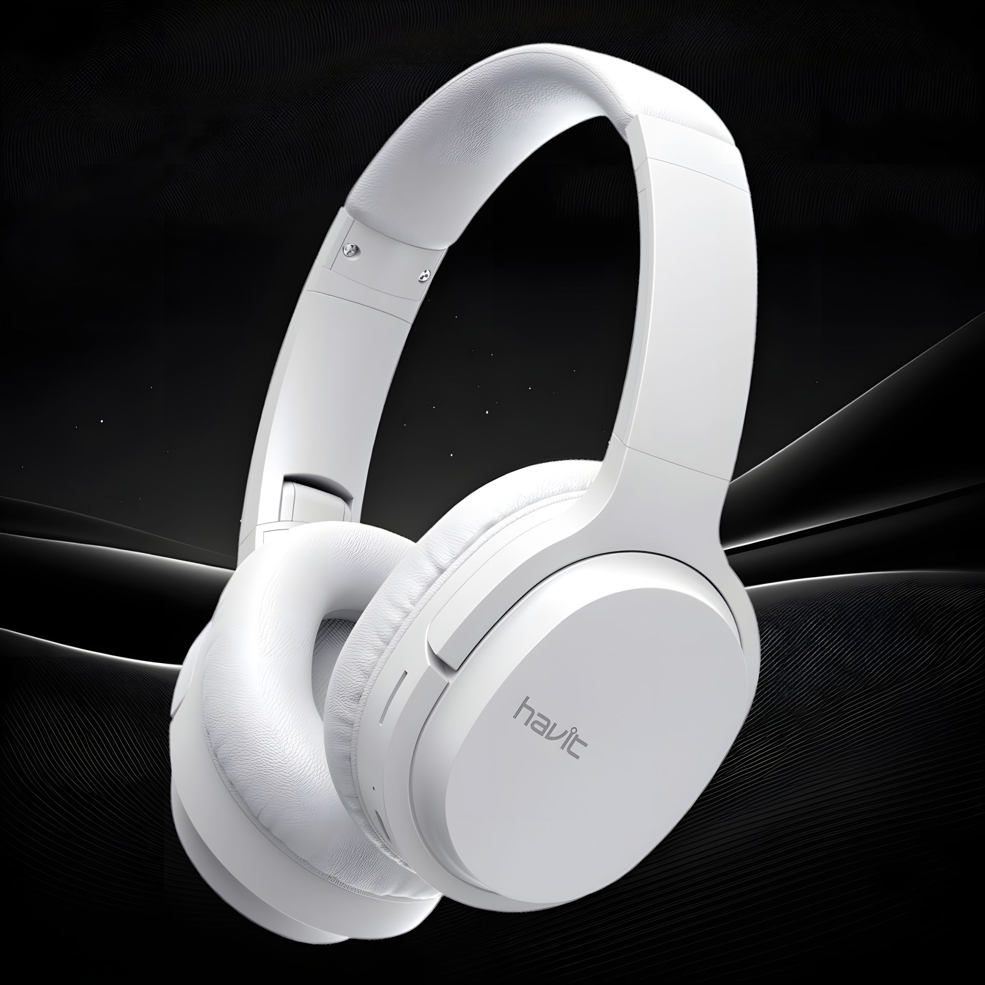 Беспроводные наушники с микрофоном, HAVIT HV-I62 White, складные, до 20 ч работы Беспроводные наушники с микрофоном, HAVIT HV-I62 White, складные, до 20 ч работы