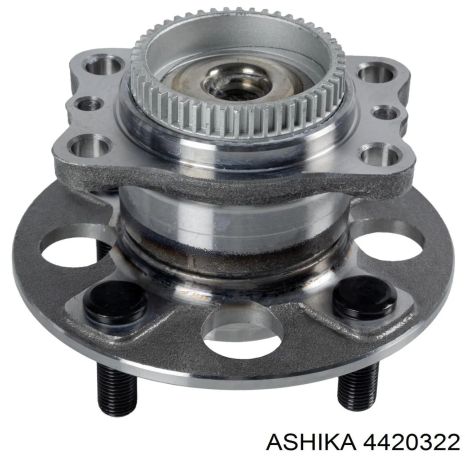 Подшипник ступицы задний Hyunday Accent/I20/ Kia Rio/Picanto 10-, ASHIKA (4420322)