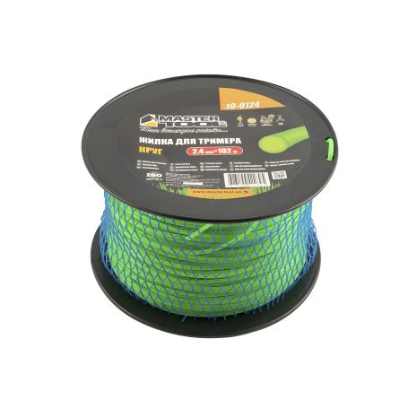 Лісочка для тримера MASTERTOOL 19-0124 КРУГ 2.40 мм 192 м