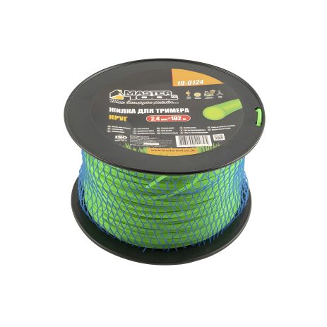 Лісочка для тримера MASTERTOOL 19-0124 КРУГ 2.40 мм 192 м Лісочка для тримера MASTERTOOL 19-0124 КРУГ 2.40 мм 192 м