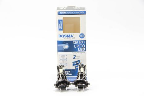 Автолампа 12V H7 UP TO LED PLUG DRIVE 2300 Lm WHITE 6500K CANBUS (2 шт.), BOSMA (7275)