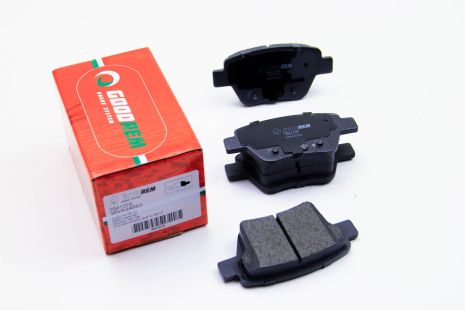 Колодки задние тормозные Caddy/Jetta 10-/Golf 09-13, GOODREM (RM1016)