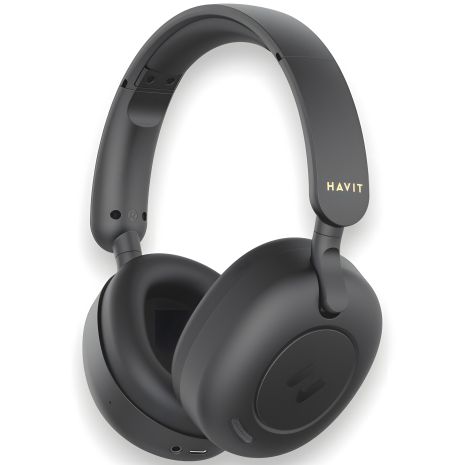 Черные беспроводные наушники с шумоподавлением HAVIT HV-H655BT ANC, до 76 ч автономной работы