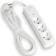 Удлинитель с заземлением и защитой от детей 3 м 3 гнезда VIDEX VF-PD33G-W белый Удлинитель с заземлением и защитой от детей 3 м 3 гнезда VIDEX VF-PD33G-W белый