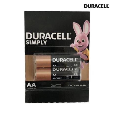 Лужні Батарейки Duracell AA (LR6) MN1500 Basic 2 шт