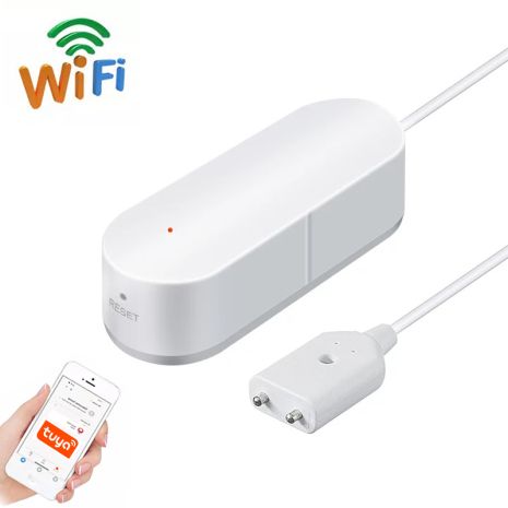 Wi-Fi датчик протікання води USmart LWS-01w, датчик затоплення з дистанційним керуванням підтримка Tuya, Android & iOS