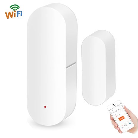 Беспроводной WiFi датчик открытия для дверей и окон USmart DAS-01w, поддержка Tuya, Android & iOS