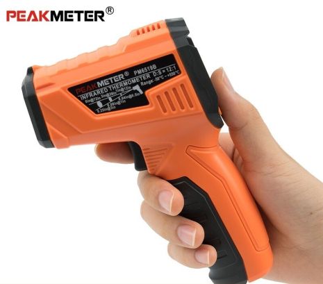 Бесконтактный цифровой термометр PeakMeter PM6519B (от -50ºC до 550ºC)