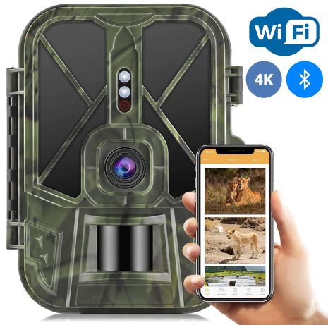 Фотоловушка, охотничья WiFi камера Suntek WiFi940Pro | 4K, 36Мп, с приложением iOS / Android